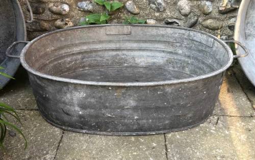 tin wash tub